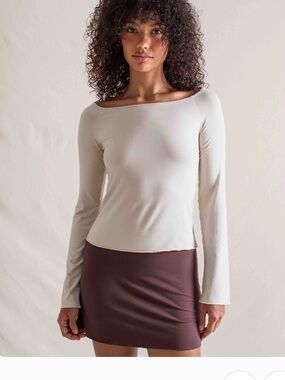 Indigo Luna Matching Set: Layla Flares and Longsleeve in Pearl